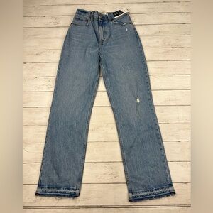Abercrombie & Fitch ‘90s Straight Ultra High Rise 28/6R Denim Jeans NWT